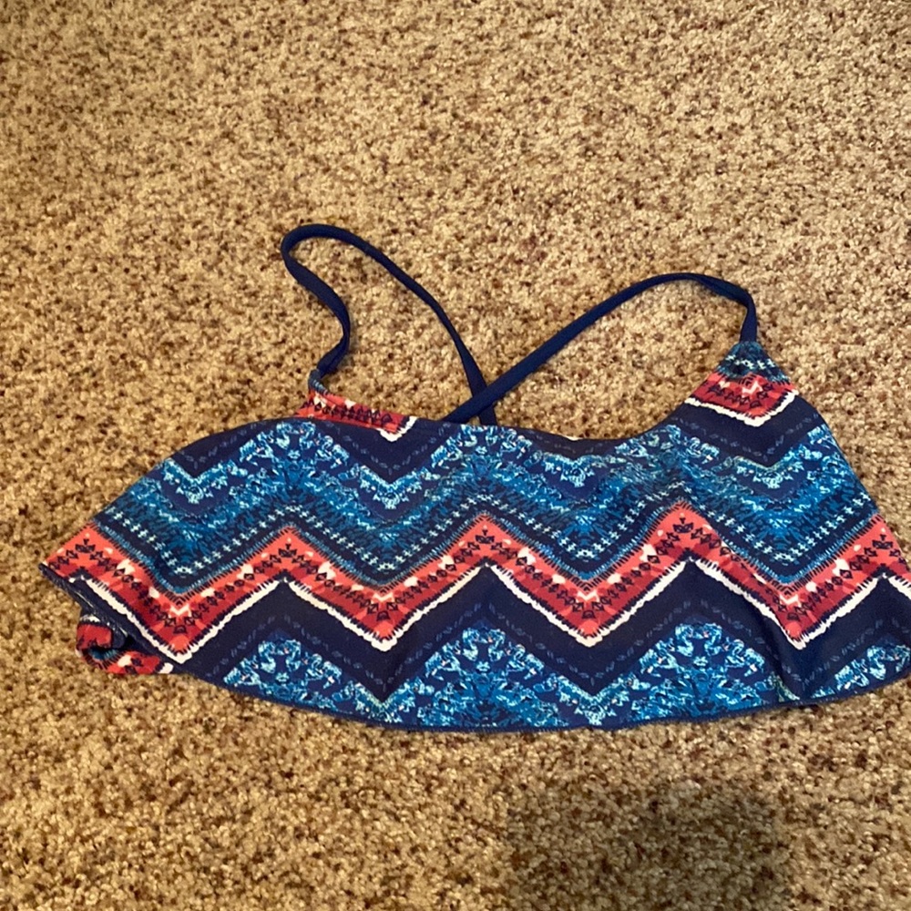 Reds white & blue girls swim top size 14